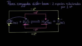 Pares conjugados ácido-base | Química | Khan Academy en Español