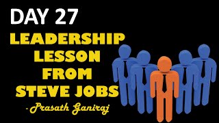 Leadership Lesson from Steve Jobs