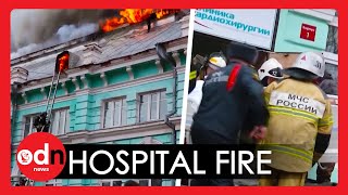 Doctors Perform Life-Saving Heart Surgery Amid Hospital FIRE in Russia