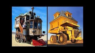 10 ДОМОВ на КОЛЕСАХ, что РЕАЛЬНО СУЩЕСТВУЮТ! (Невероятно!)