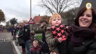 Intocht Sinterklaas Hoge Enk per helicopter
