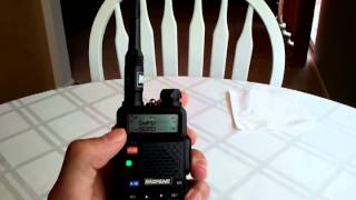 Baofeng UV-5R Dual Watch Function and Monitor Switch