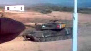 Αυλωνα 2004 greek leopard with malakas on the heavy weapon