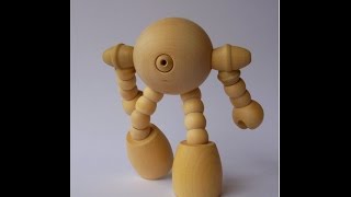 Роботы из дерева.