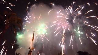 Mega Castillo fallas-Nit de la crema(plza  ayto)