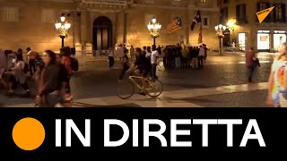 Protesta a Barcellona per l'arresto di Puigdemont in Sardegna