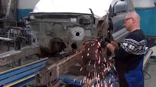 Mitsubishi Pajero Pinin - кузовной ремонт